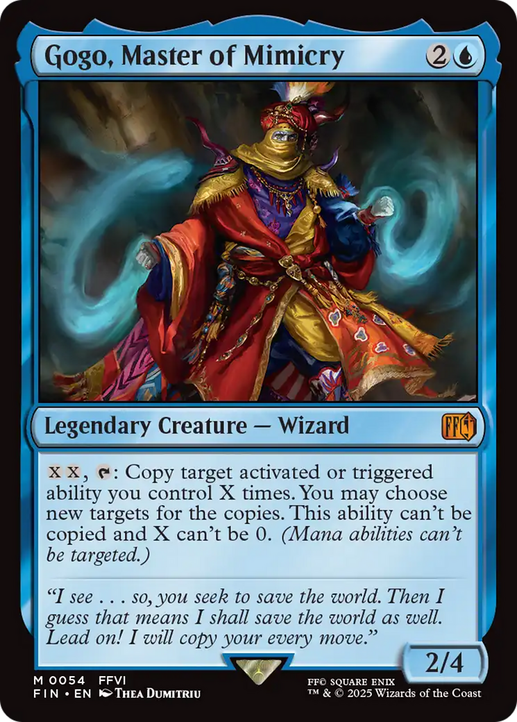 Gogo, Master of Mimicry (FIN-054) [FINAL FANTASY] MTG Single Wizards of the Coast