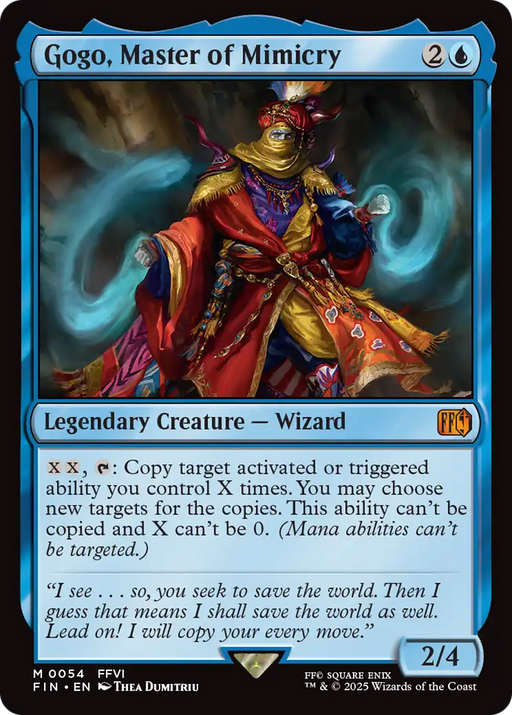 Gogo, Master of Mimicry (FIN-054) [FINAL FANTASY] Foil MTG Single Wizards of the Coast
