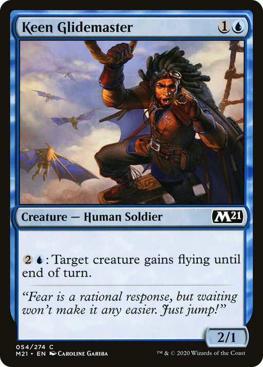 Keen Glidemaster (M21-054) [Core Set 2021] MTG Single Wizards of the Coast