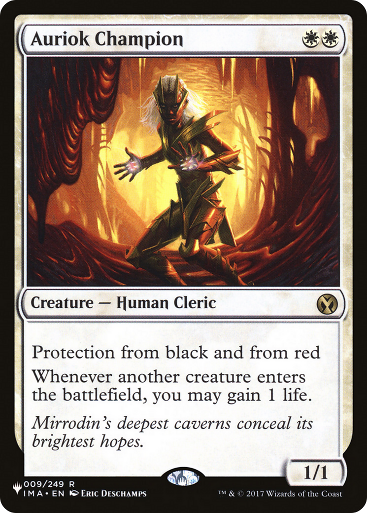 Auriok Champion (LIST-009/249) [Mystery Booster] The List MTG Single Wizards of the Coast