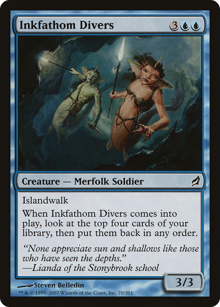 Inkfathom Divers (LRW-070) [Lorwyn] MTG Single Wizards of the Coast