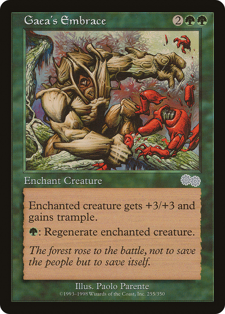 Gaea's Embrace (USG-255) [Urza's Saga] MTG Single Wizards of the Coast