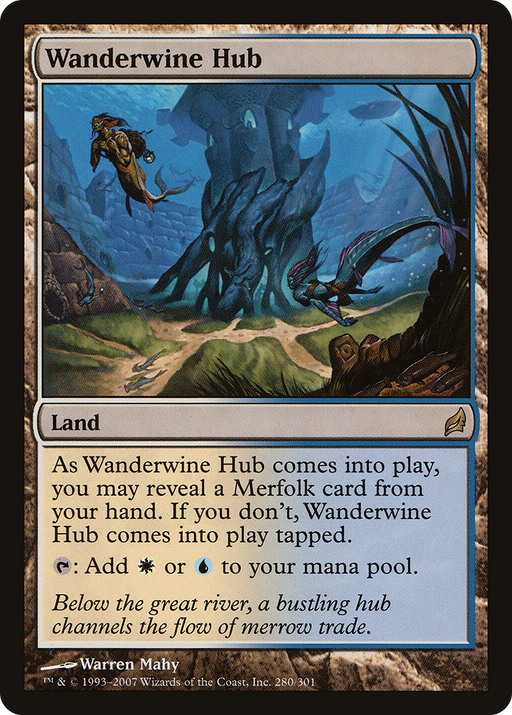 Wanderwine Hub (LRW-280) [Lorwyn] Foil MTG Single Wizards of the Coast