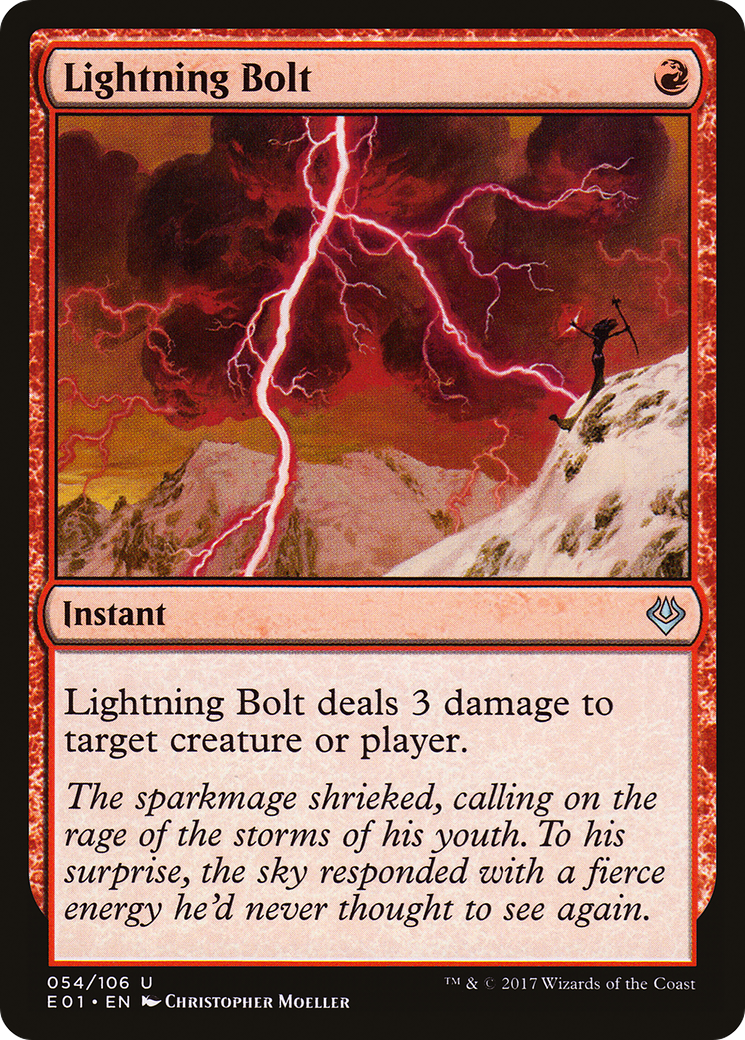 Lightning Bolt (AC2-054) [Misc] Archenemy: Nicol Bolas MTG Single Wizards of the Coast