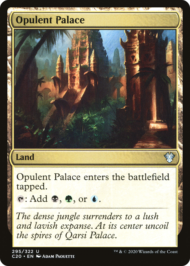 Opulent Palace (C20-295) [Commander 2020] MTG Single Wizards of the Coast