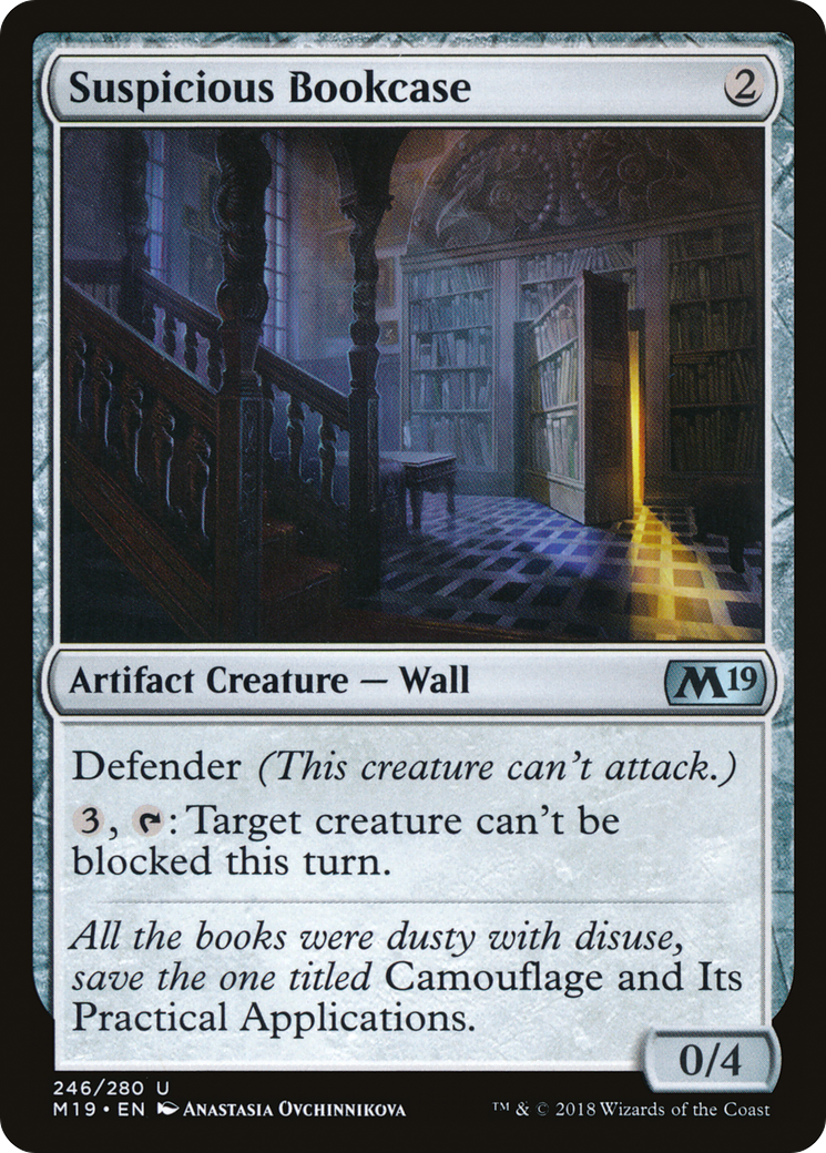 Suspicious Bookcase (M19-246) [Core Set 2019] MTG Single Wizards of the Coast