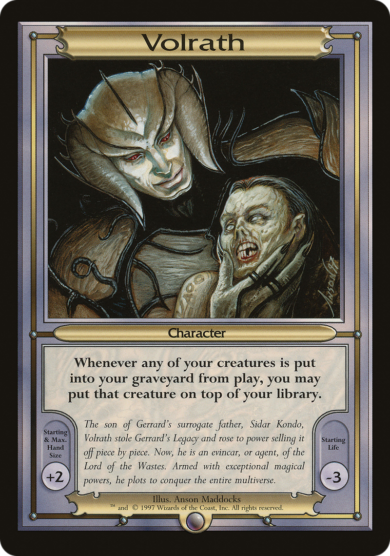 Volrath (VNG-208) [Oversized] Vanguard Series MTG Single Wizards of the Coast