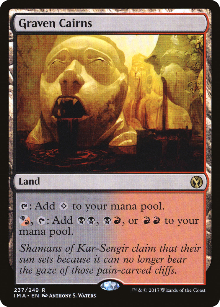 Graven Cairns (IMA-237) [Iconic Masters] MTG Single Wizards of the Coast