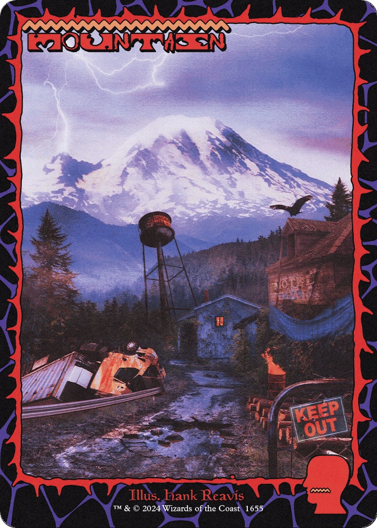 Mountain (1655) (SLD-1655) [Secret Lair] Drop Foil MTG Single Wizards of the Coast