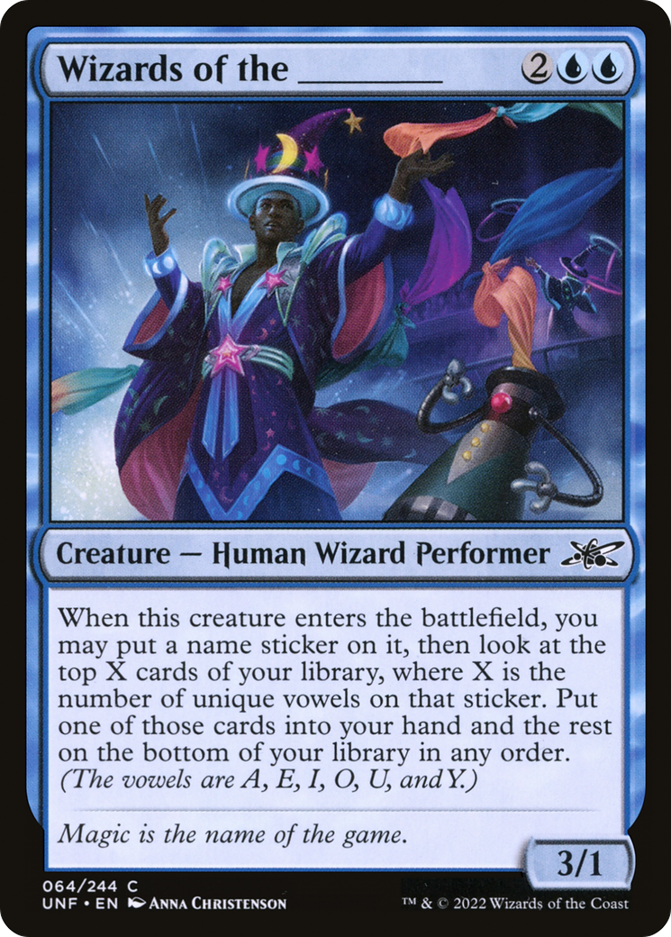 Wizards of the _____ (UNF-064) [Unfinity] MTG Single Wizards of the Coast