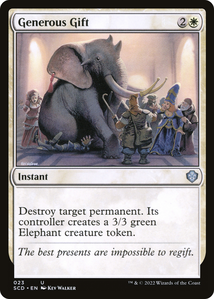 Generous Gift (SCD-023) [Starter Commander Decks] MTG Single Wizards of the Coast