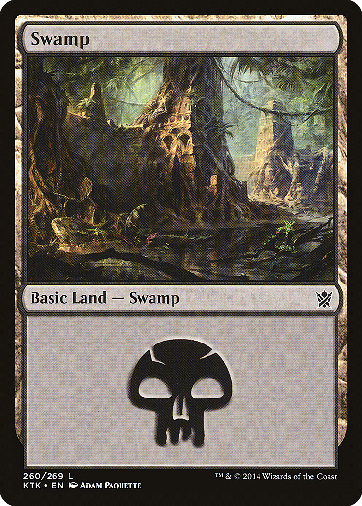 Swamp (KTK-260) [Khans of Tarkir] MTG Single Wizards of the Coast