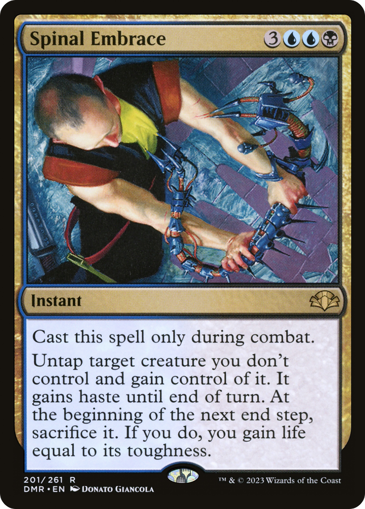 Spinal Embrace (DMR-201) [Dominaria Remastered] Foil MTG Single Wizards of the Coast