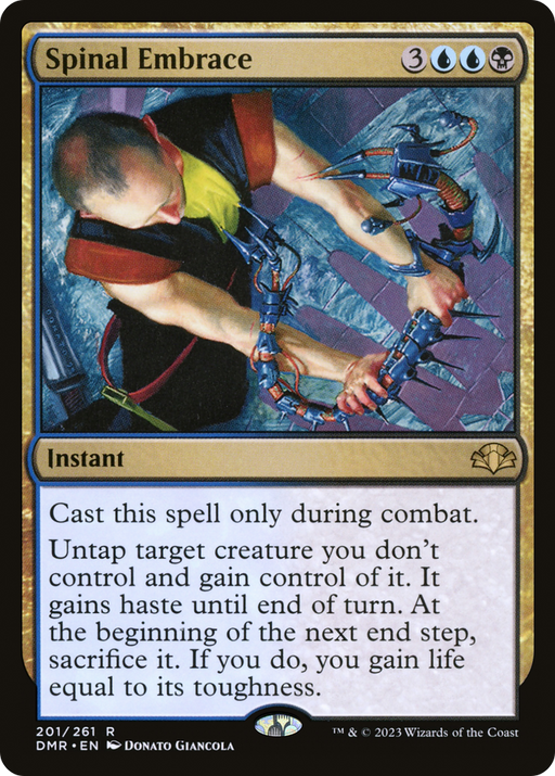 Spinal Embrace (DMR-201) [Dominaria Remastered] Foil MTG Single Wizards of the Coast