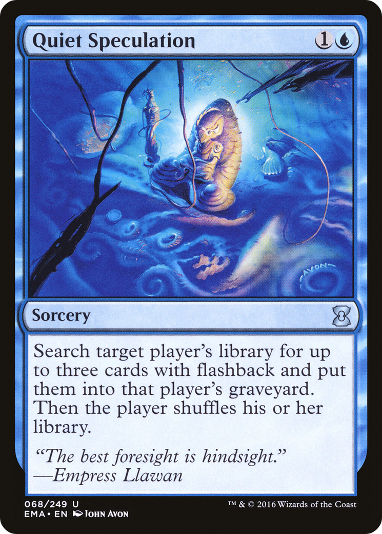 Quiet Speculation (EMA-068) [Eternal Masters] MTG Single Wizards of the Coast