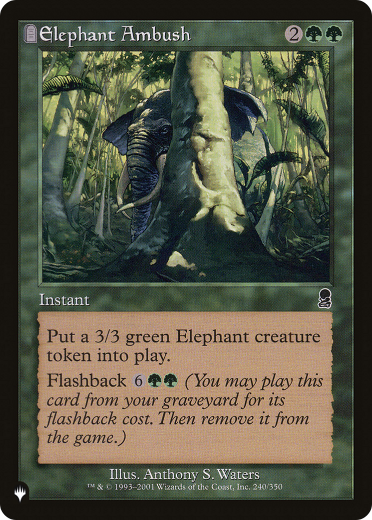 Elephant Ambush (LIST-240/350) [Mystery Booster] The List MTG Single Wizards of the Coast