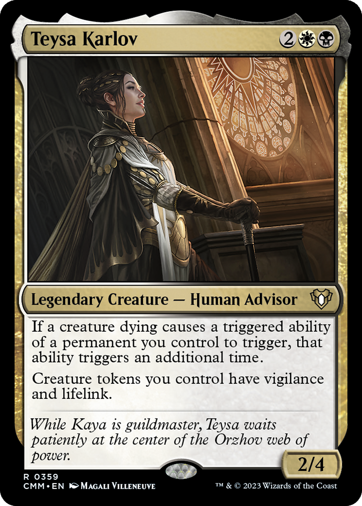 Teysa Karlov (CMM-359) [Commander Masters] MTG Single Wizards of the Coast