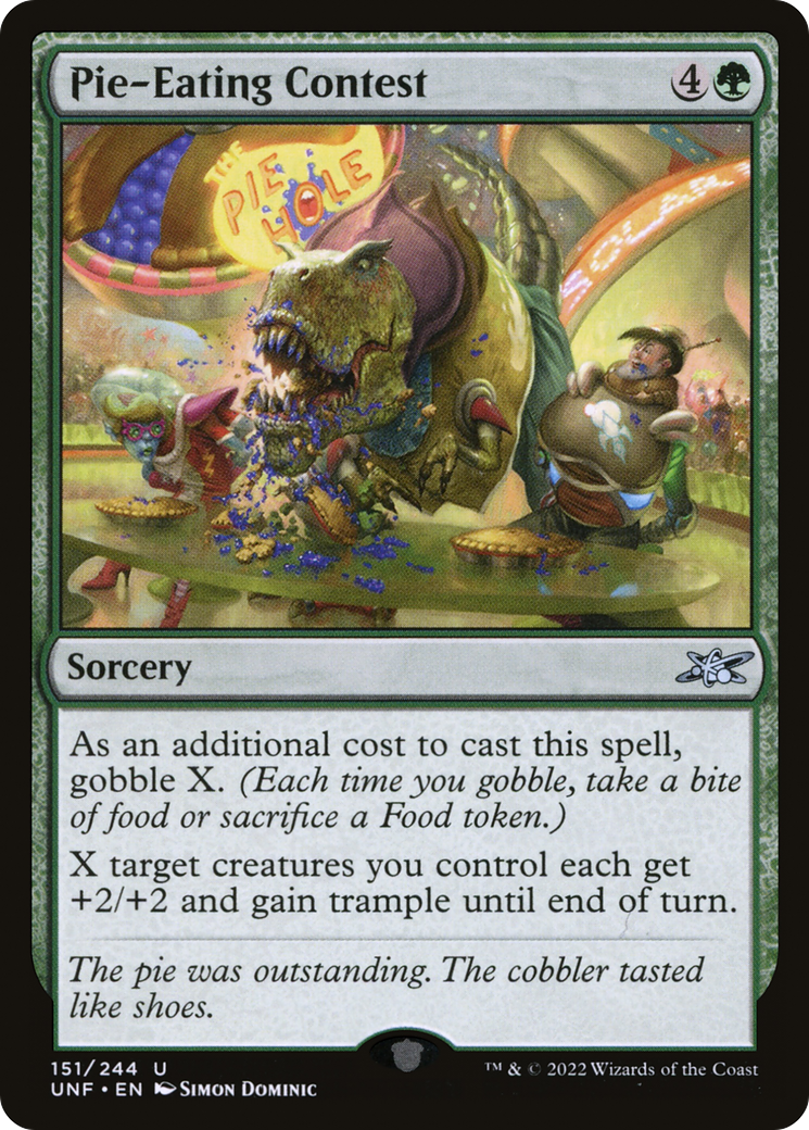 Pie-Eating Contest (UNF-151) [Unfinity] Foil MTG Single Wizards of the Coast