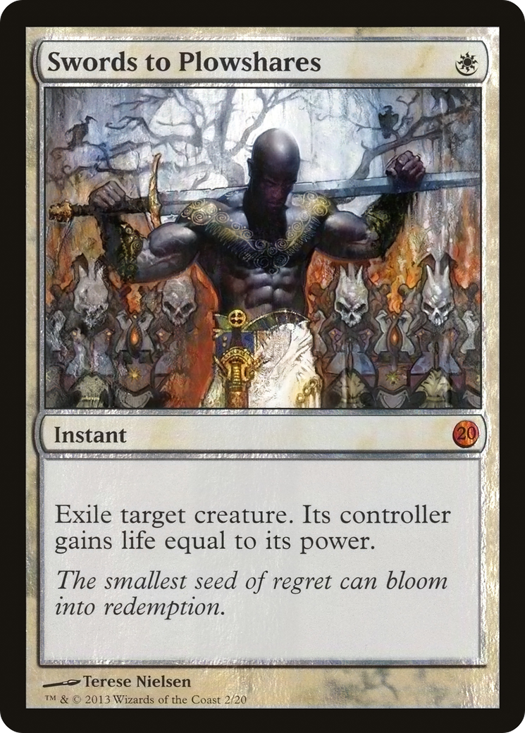 Swords to Plowshares (V13-002) [Misc] From the Vault: Twenty Foil MTG Single Wizards of the Coast