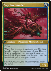 Skyclave Aerialist // Skyclave Invader (MOM-078) [March of the Machine] MTG Single Wizards of the Coast