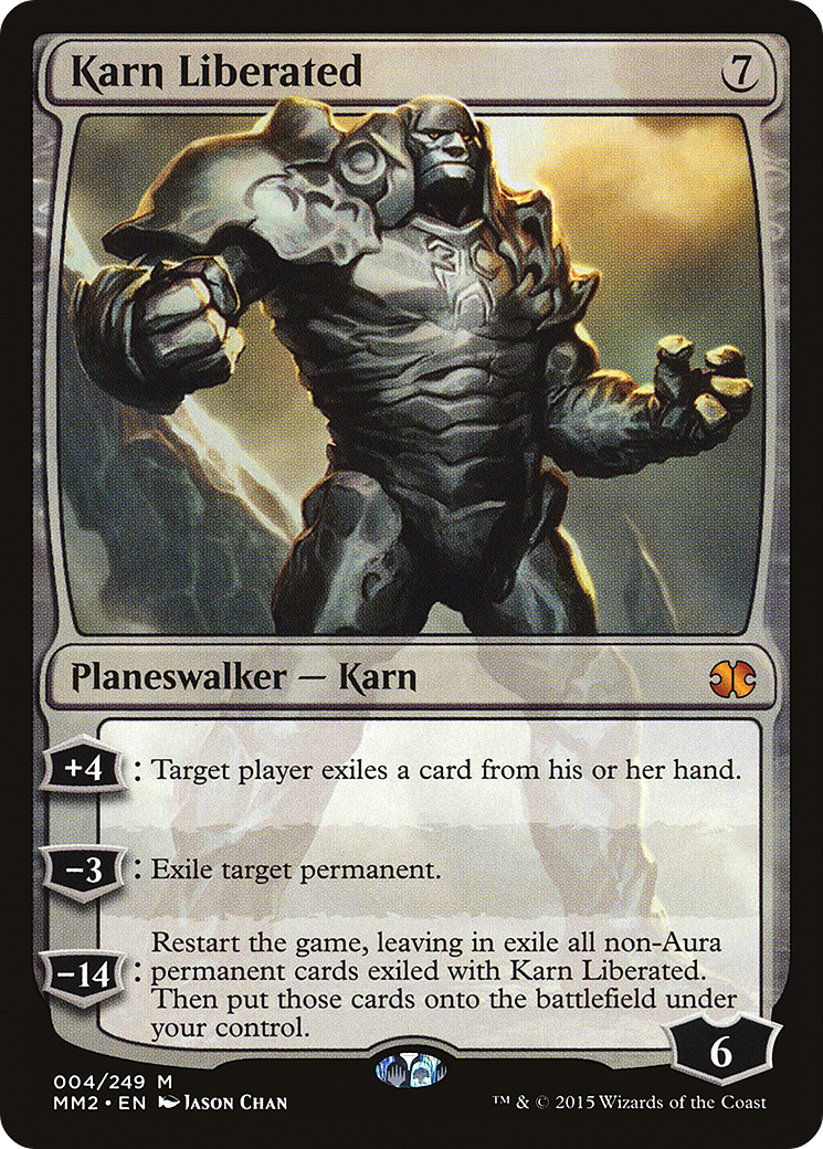 Karn Liberated (MM2-004) [Modern Masters 2015] Foil MTG Single Modern Masters 2015
