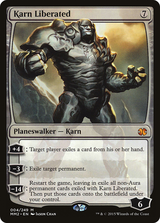 Karn Liberated (MM2-004) [Modern Masters 2015] MTG Single Modern Masters 2015