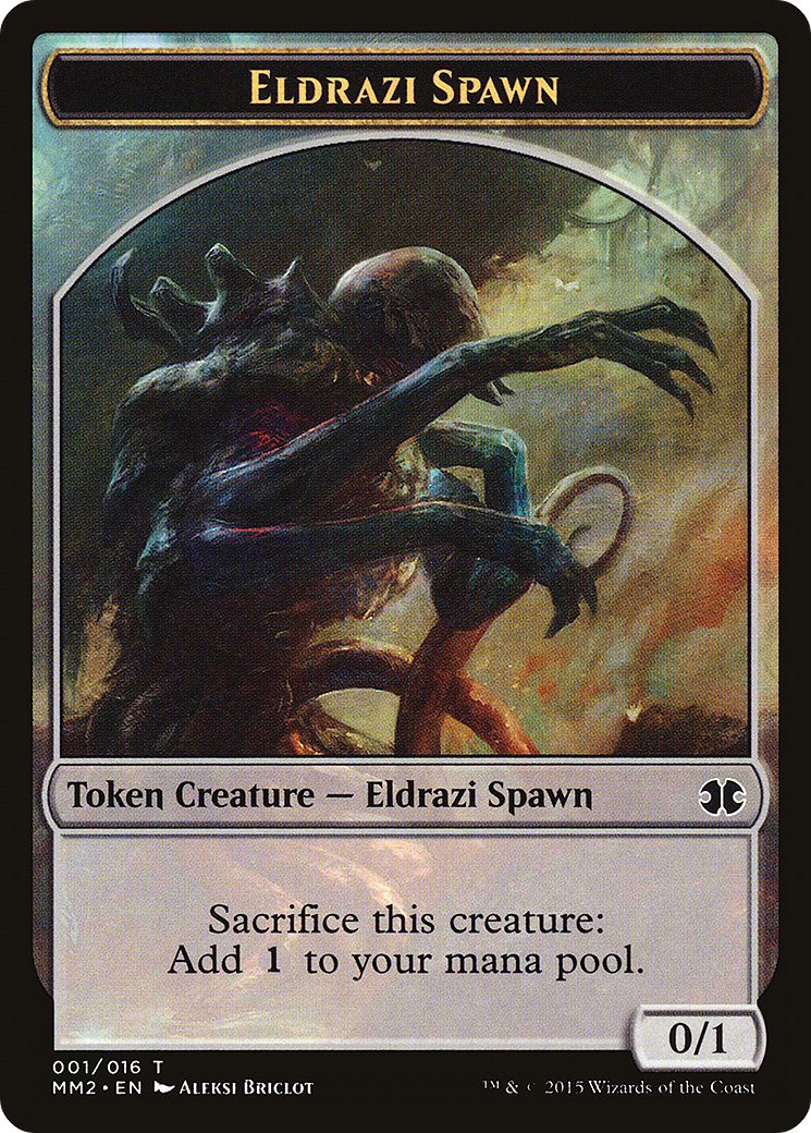 Eldrazi Spawn (MM2-001) [Tokens] Modern Masters 2015 Tokens MTG Single Wizards of the Coast