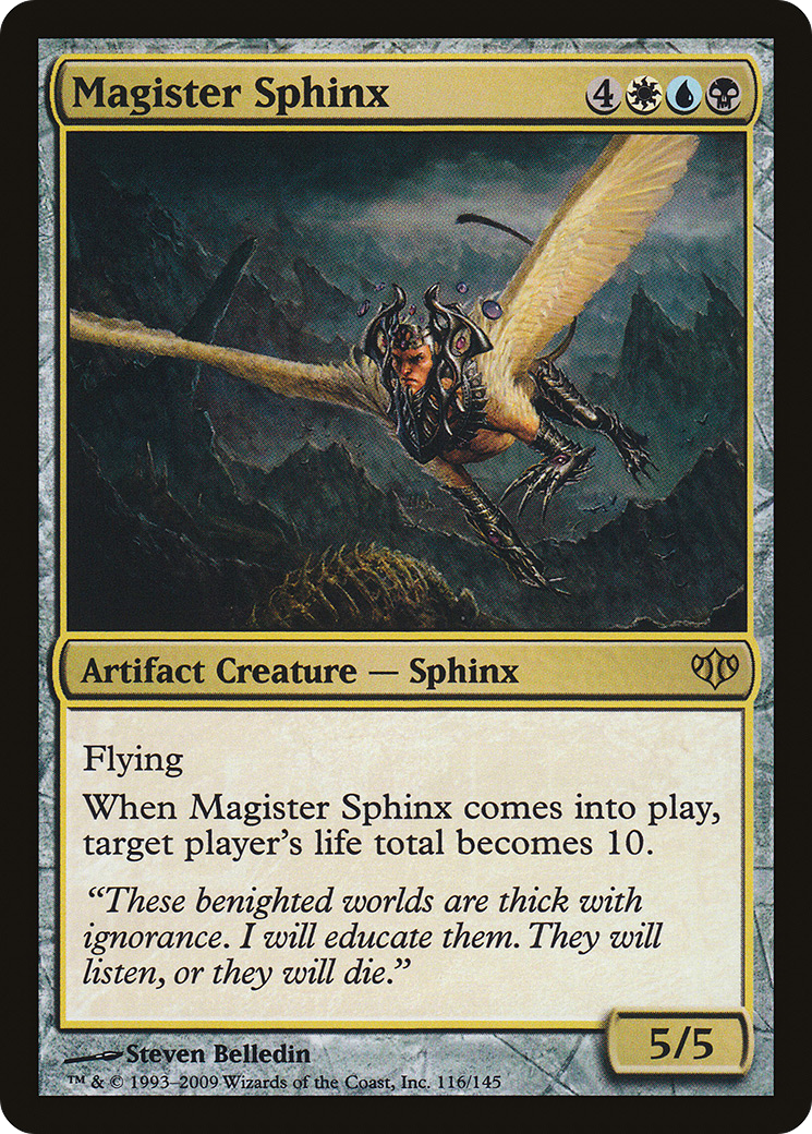 Magister Sphinx (CON-116) [Conflux] MTG Single Wizards of the Coast
