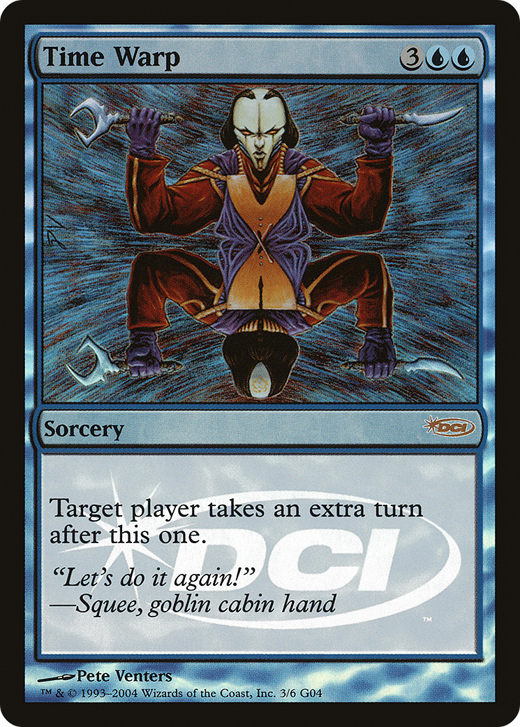 Time Warp (JDG-003) [Misc] Judge Gift Cards 2004 Foil MTG Single Wizards of the Coast