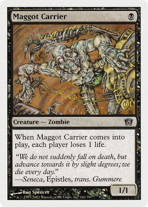 Maggot Carrier (8ED-142) [8th Edition] Foil MTG Single Wizards of the Coast