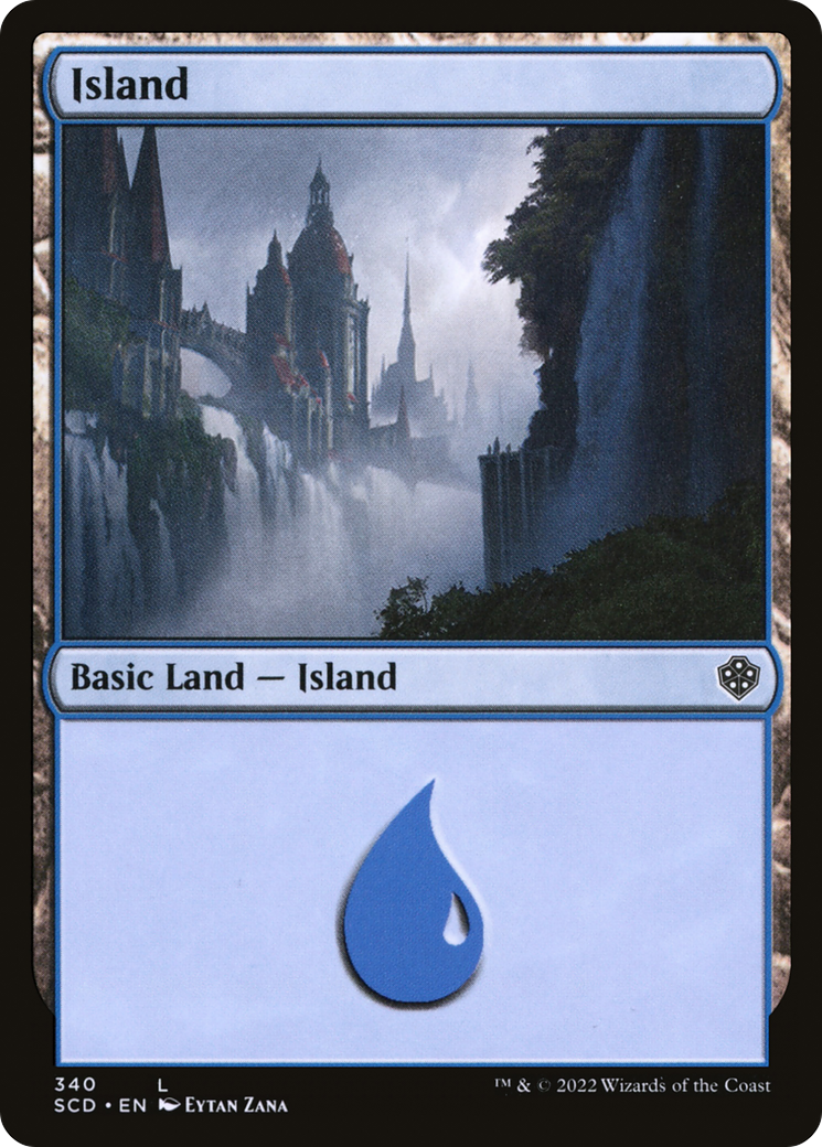 Island (SCD-340) [Starter Commander Decks] MTG Single Wizards of the Coast