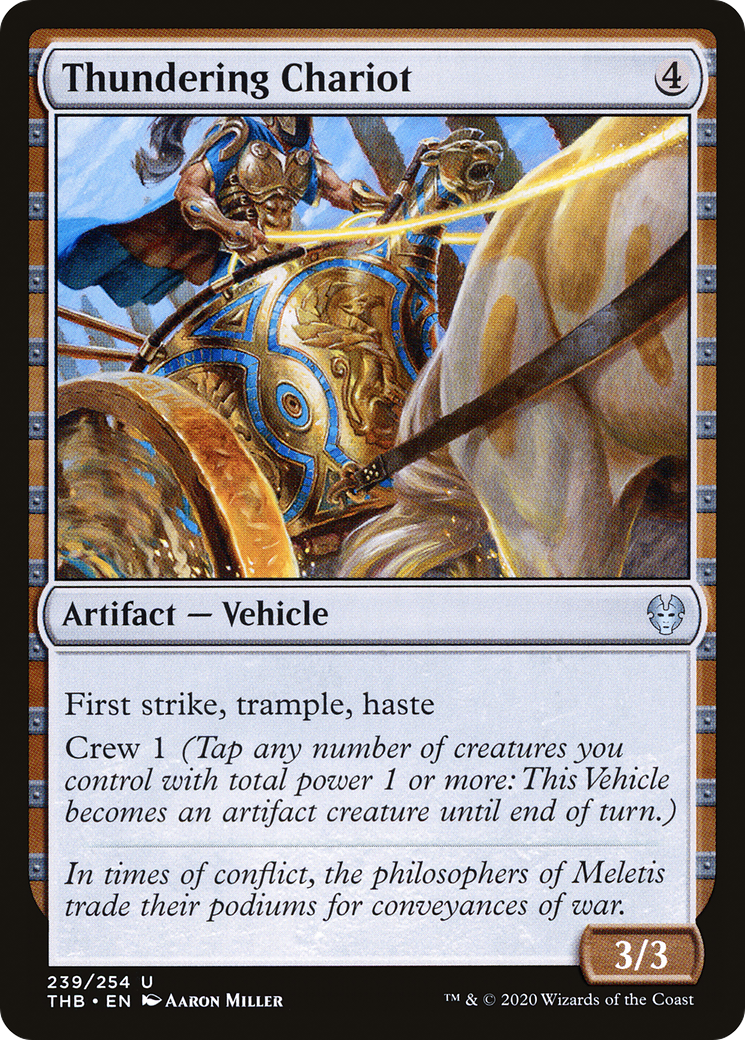 Thundering Chariot (THB-239) [Theros Beyond Death] MTG Single Wizards of the Coast