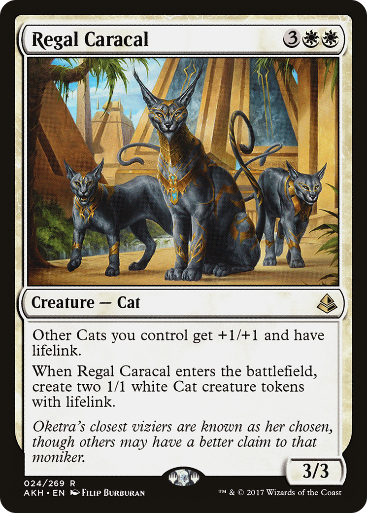 Regal Caracal (AKH-024) [Amonkhet] MTG Single Wizards of the Coast