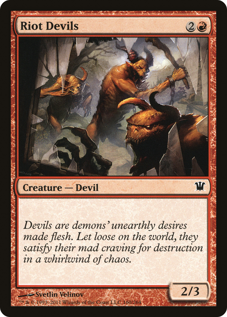 Riot Devils (ISD-160) [Innistrad] MTG Single Wizards of the Coast