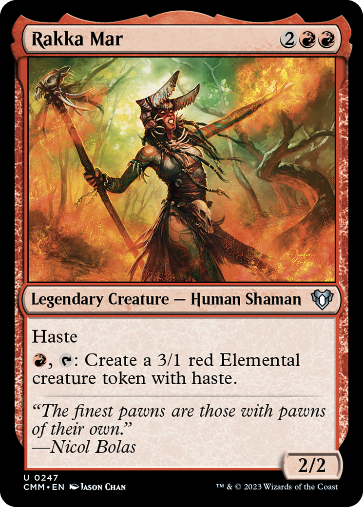 Rakka Mar (CMM-247) [Commander Masters] MTG Single Wizards of the Coast