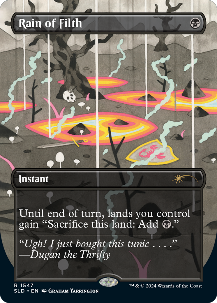 Rain of Filth (SLD-1547) [Secret Lair Drop] (Borderless)
