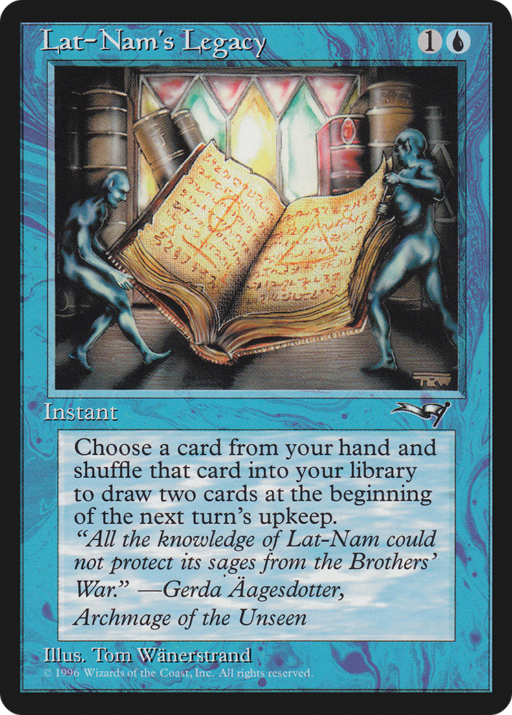 Lat-Nam's Legacy (ALL-30B) [Alliances] MTG Single Wizards of the Coast