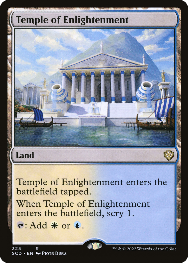 Temple of Enlightenment (SCD-325) [Starter Commander Decks] MTG Single Wizards of the Coast