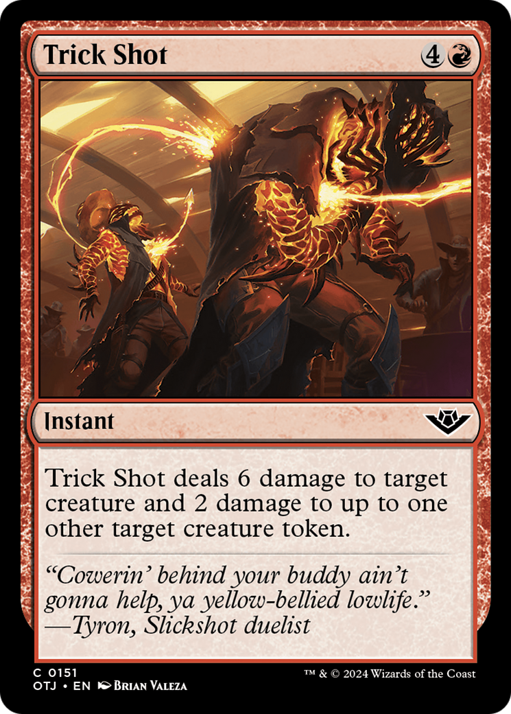 Trick Shot (OTJ-151) [Outlaws of Thunder Junction] MTG Single Wizards of the Coast