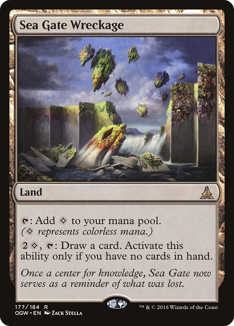 Sea Gate Wreckage (OGW-177) [Oath of the Gatewatch] Foil MTG Single Wizards of the Coast