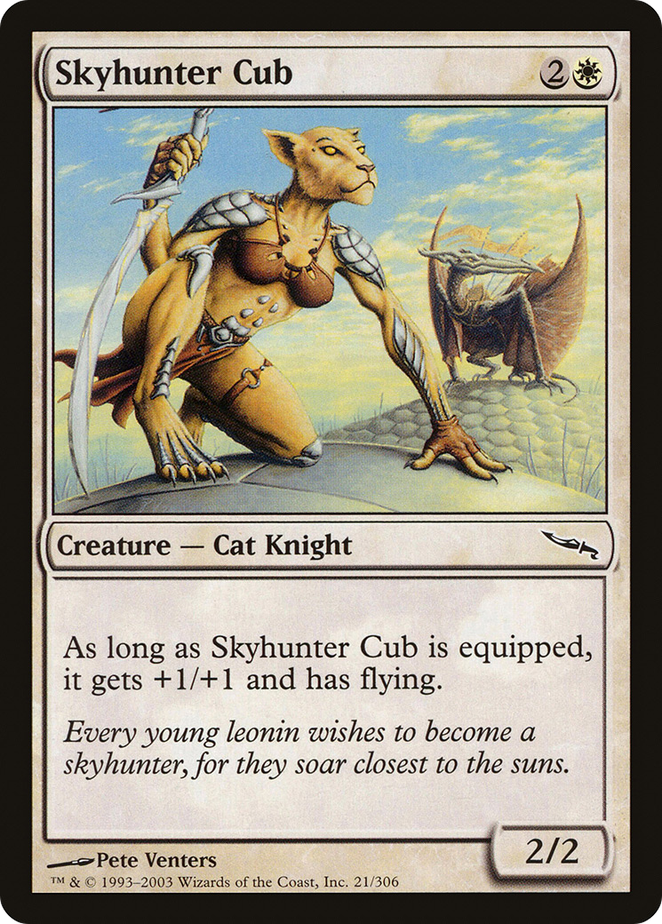 Skyhunter Cub (MRD-021) [Mirrodin] Foil MTG Single Wizards of the Coast