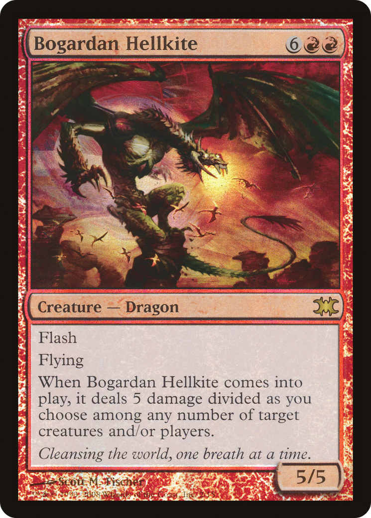 Bogardan Hellkite (DRB-002) [Misc] From the Vault: Dragons Foil MTG Single Wizards of the Coast