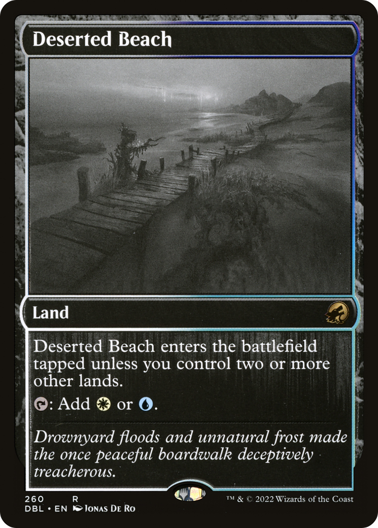 Deserted Beach (DBL-260) [Innistrad: Double Feature] MTG Single Wizards of the Coast