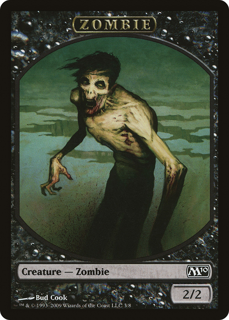 Zombie Token (M10-003) [Tokens] Magic 2010 Tokens MTG Single Wizards of the Coast