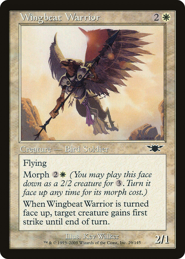 Wingbeat Warrior (LGN-029) [Legions] MTG Single Wizards of the Coast