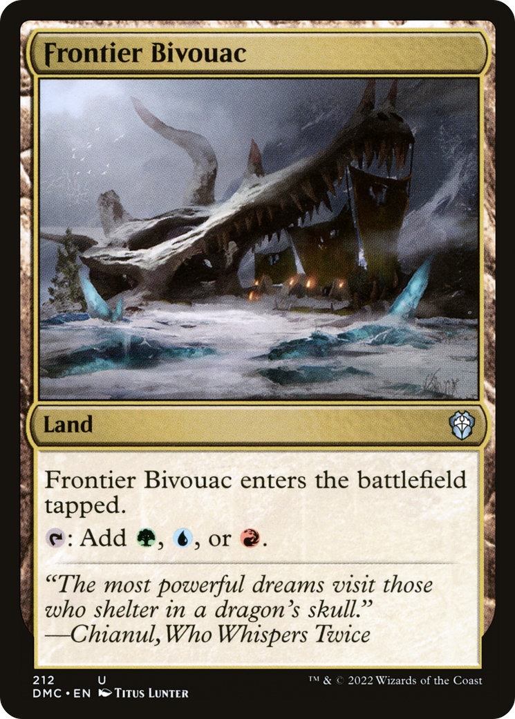 Frontier Bivouac (DMC-212) [Dominaria United Commander] MTG Single Wizards of the Coast