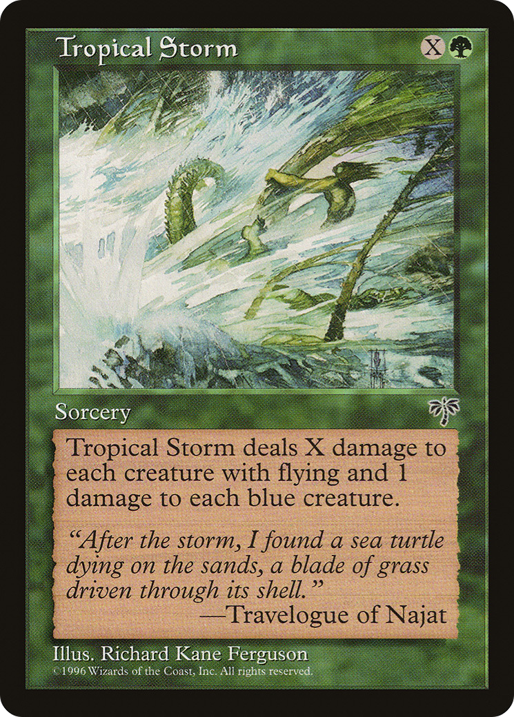 Tropical Storm (MIR-) [Mirage] MTG Single Wizards of the Coast