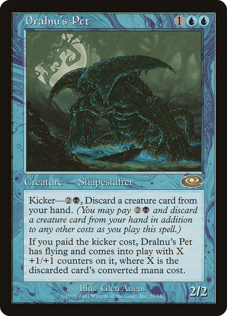 Dralnu's Pet (PLS-023) [Planeshift] Foil MTG Single Wizards of the Coast