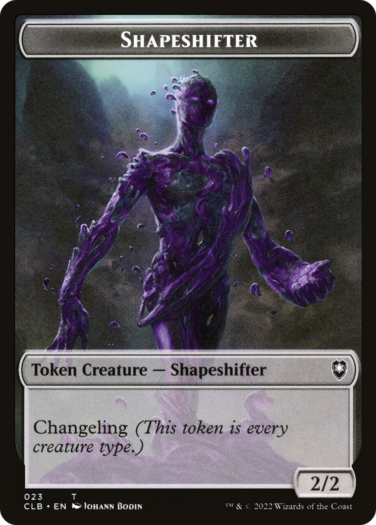 Shapeshifter (TCLB-023) [Tokens] Battle for Baldur's Gate Tokens MTG Single Wizards of the Coast