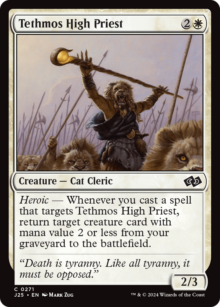 Tethmos High Priest (J25-271) [Foundations Jumpstart] MTG Single Wizards of the Coast
